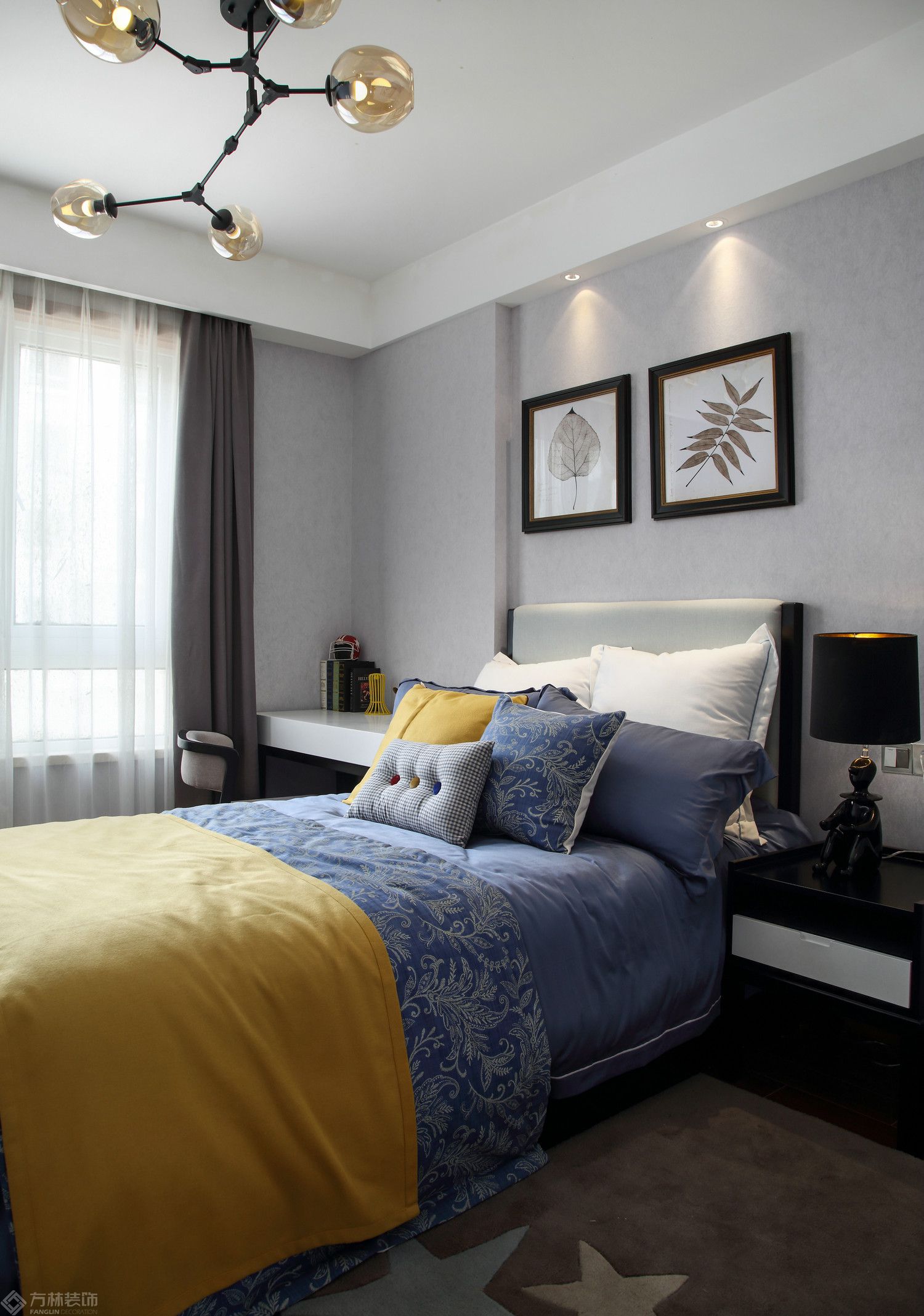 新中式新中式风格-卧室装修效果图